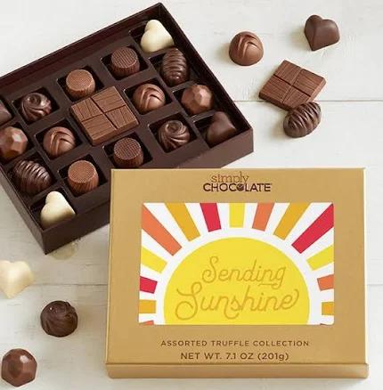 Simply Chocolate Sending Sunshine Chocolate Box