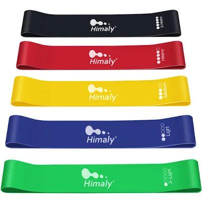 Resistance Bands Loop Exercise Bands Set of 5 Pcs