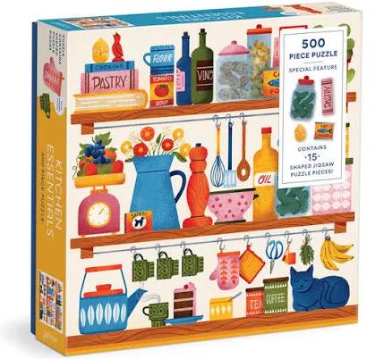 Galison Kitchen Essentials 500 Piece Jigsaw Puzzle