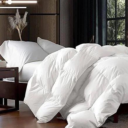 Luxurious Queen Size Goose Down Fiber Waterfowl Feather Fiber Comforter Duvet