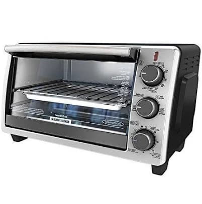 BLACK+DECKER TO1950SBD 6-Slice Convection Countertop Toaster Oven
