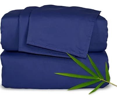 Pure Bamboo Sheets Size Bed Sheets 4 Piece Set Genuine 100% Organic Bamboo