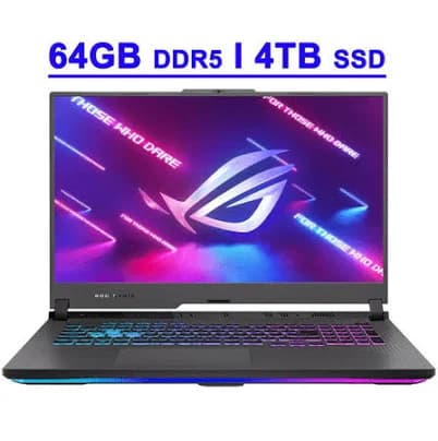 Asus ROG Strix 17.3" AMD 12-Core Ryzen 9 7845hx Laptop
