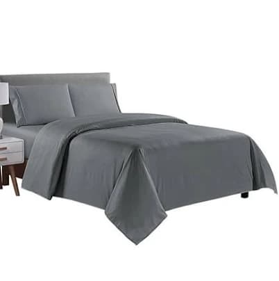 Kathy Ireland Chevron Embossed Microfiber 4 Piece Sheet Set