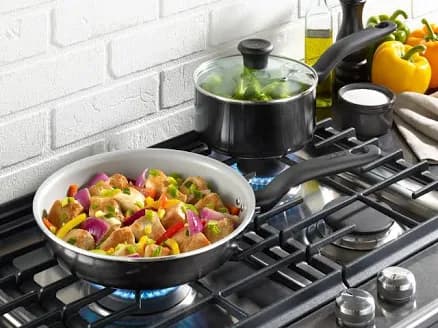 T- FAL Ceramic Cookware Set