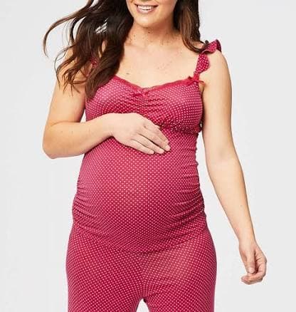 Cake Maternity Rhubarb Torte Nursing Cami
