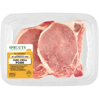 Kroger Bone-In Pork Loin Center Cut Chop