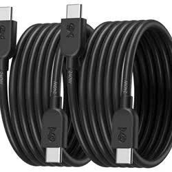 2-Pack 240W USB-C 2.0 Charging Cable