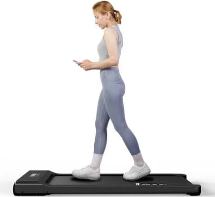 Compact Folding Walking Pad with Handrail