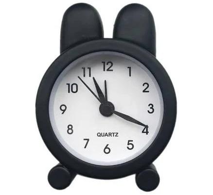 Hatch restore 2 sunrise alarm clock clock Alarm Mini Clock Clock Cute Metal Small Electronic Creative Small Alarm Clock, Size: One size, Black