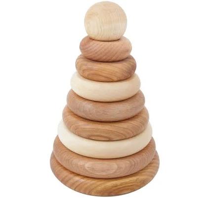 Wooden Story Natural Wooden Stacker