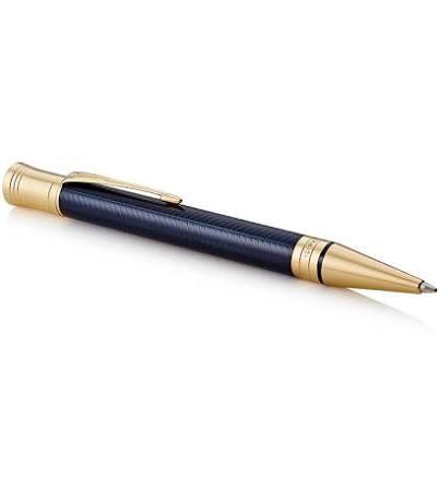 Blue Chevron Parker Duofold Prestige Ballpoint Pen