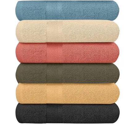 ECO Towels 6-Pack Extra-Absorbent Bath Towels