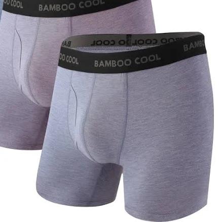 Bamboo COOL Men's Underwear Boxer Briefs Soft Comfortable Bamboo Viscose Underwear Trunks