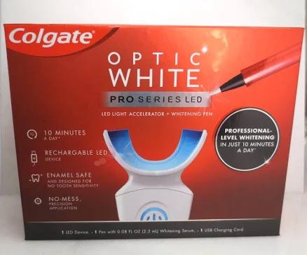 Colgate Optic White Pro Series Teeth Whitening Pen and LED Tray