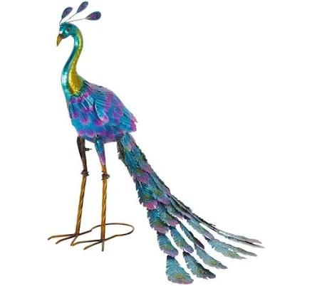 Alpine Corporation Peacock Statue