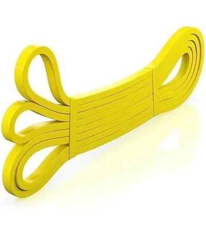 1/4" Yellow 15lbs Resistance Loop Workout Band