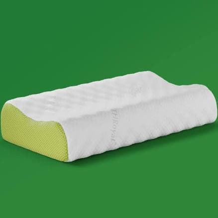 Dunlop 100% Latex Massage Pillow To Relieve Cervical Head Pressure,