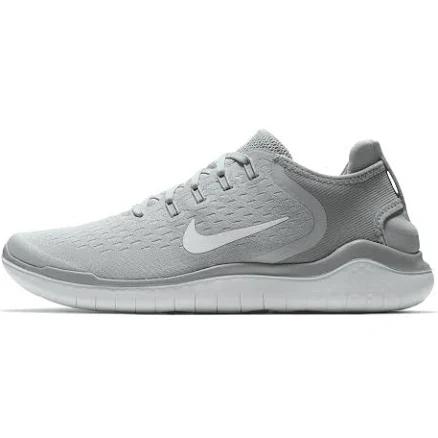 Nike Men's Free Run 2018 Road Running Shoes in Grey, Size: 6 | 942836-003