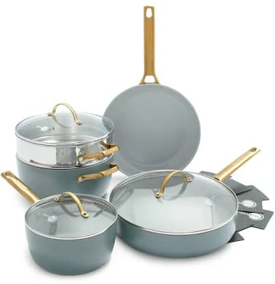GreenPan Reserve Ceramic Nonstick 8-Piece Cookware Set