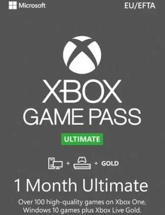 Xbox Game Pass Ultimate – 1 Month Subscription (Xbox/Windows) Non-stackable Key GLOBAL