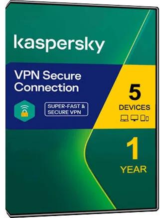 Kaspersky VPN Secure Connection (5 Devices / 1 Year)