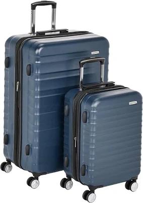 AmazonBasics Premium Hardside Spinner Luggage with Built-In TSA Lock