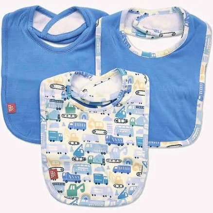 As Truck Would Have It Modal Magnetic Stay Dry Infant Bib 3-Pack