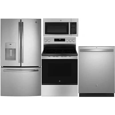GE 4 Pc. French Door Kitchen Package