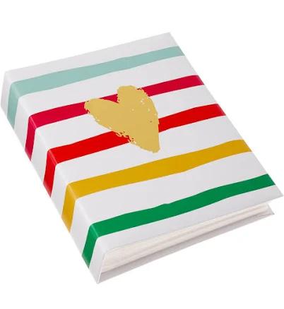 Recollections Striped Heart Mini Photo Album