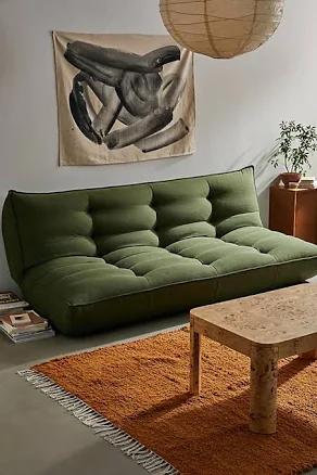 Greta XL Sleeper Sofa in Green at Urban Outfitters