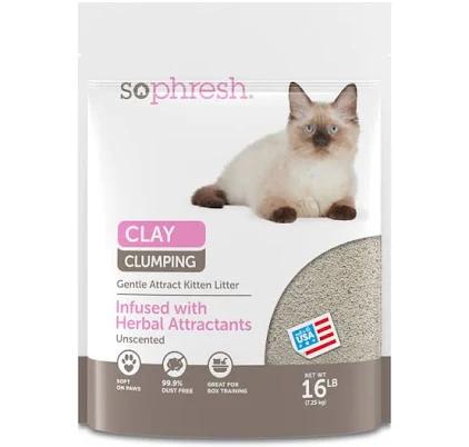 So Phresh Scoopable Gentle Attract Kitten & Picky Kitty Litter