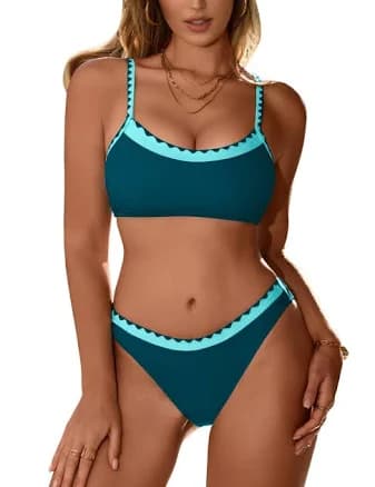 Women's Two Piece Cheeky Bikini Set