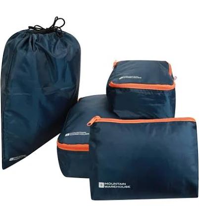 Mountain Warehouse Packing Cubes Set of 4 Navy