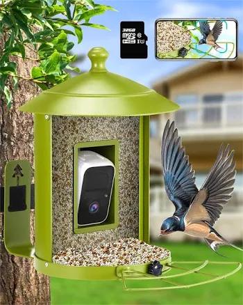 Anwiner Smart Bird Feeder with Camera