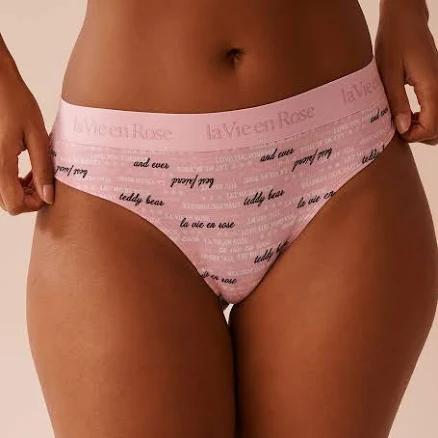 La Vie en Rose Cotton Thong Panty