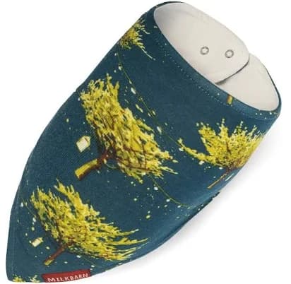 BA- Bamboo Three-Layer Kerchief Bib Firefly