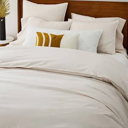 West Elm Organic Washed Cotton Percale