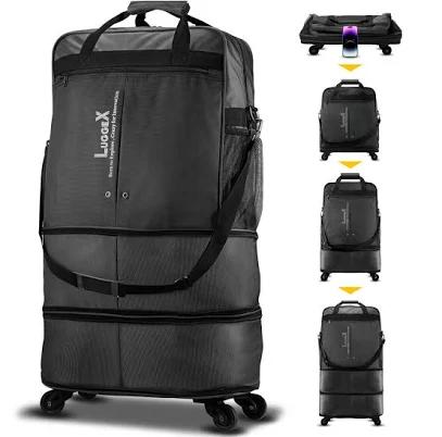 LUGGEX Collapsible Luggage with Wheels