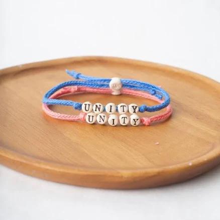 Personalized Woven Cord Friendship Bracelets