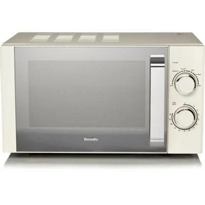 Breville 17L 800W Manual Microwave - Cream