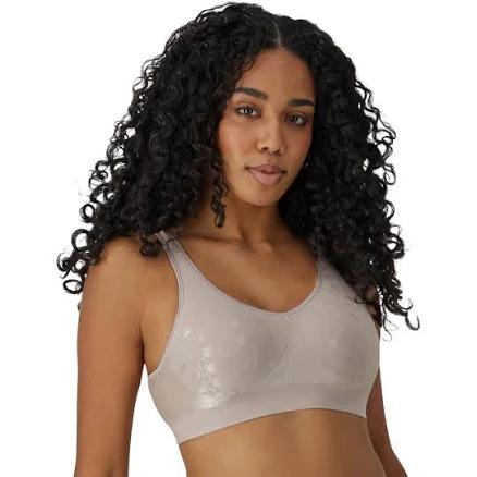 Bali Comfort Revolution ComfortFlex Fit Seamless Shaping Wireless Bra 3488 - Evening Blush Dot - Size S