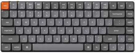 Keychron K3 Max QMK/VIA Wireless Custom Mechanical Keyboard RGB Backlight / Low Profile Gateron Mechanical / Red