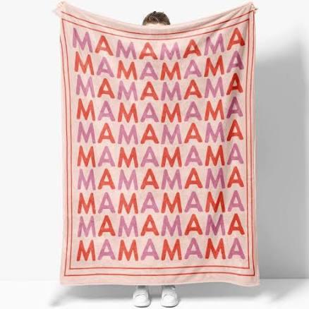 Personalized Color Name Block Blanket