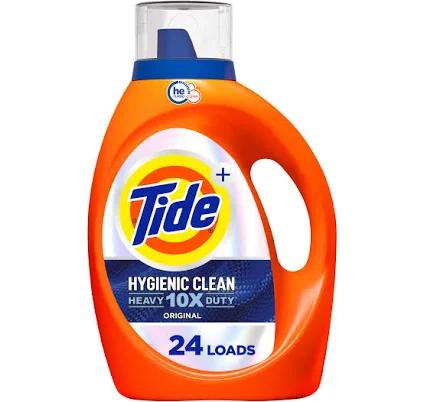 Tide Hygienic Clean Heavy 10x Duty Laundry Detergent Liquid