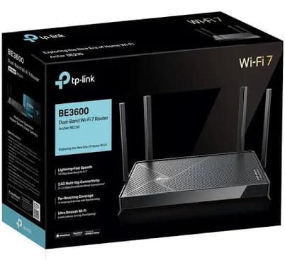 Tp-link Archer Be230 Be3600 Dual Band Wi-fi 7 2× 2.5g Ports Router By