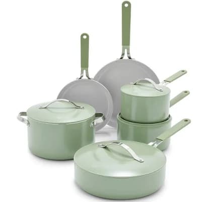 GreenLife Dream 10-Piece Ceramic Nonstick Cookware Set