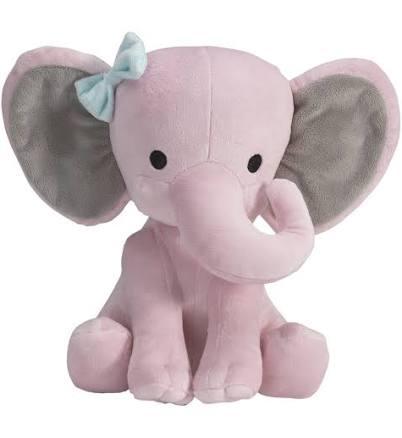 Bedtime Originals Twinkle Toes Pink Elephant Plush