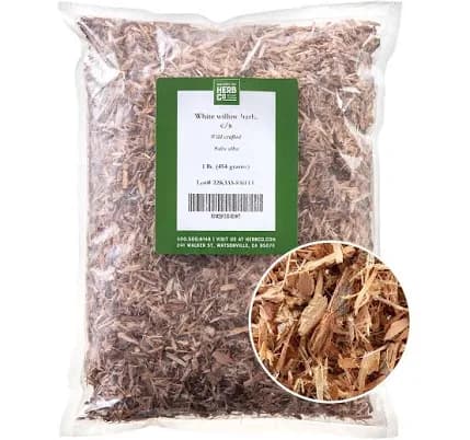 White Willow Bark C/S Wild Crafted per 1/4 Pound