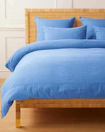 Serena & Lily Positano Linen Duvet Cover